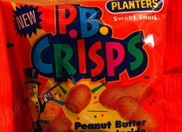 A PB Crisps pack.